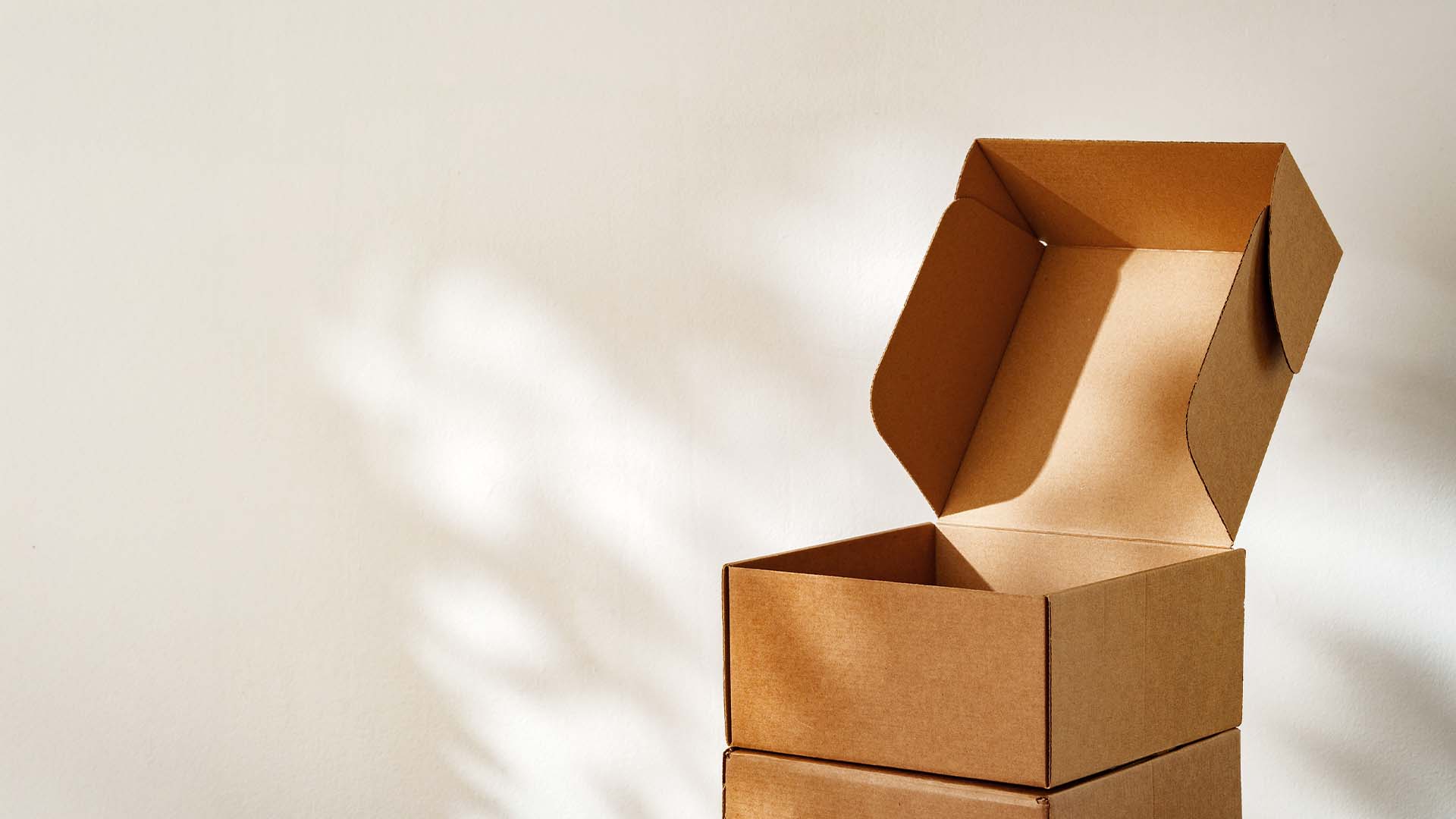 Caixa corte e vinco - Caixa de papelão - Papelão ondulado